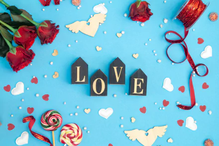 holiday Valentine's Day HD Desktop Wallpaper | Background Image