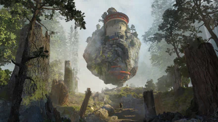 fantasy building HD Desktop Wallpaper | Background Image