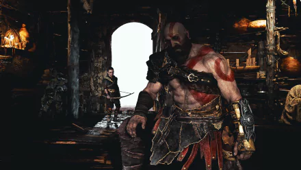 Kratos (God Of War) Atreus (God Of War) video game God of War (2018) HD Desktop Wallpaper | Background Image