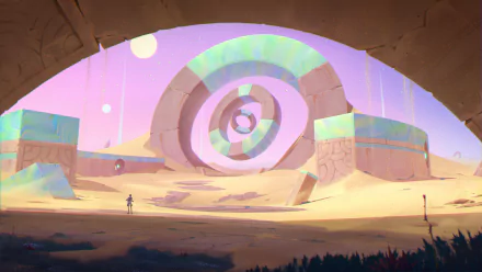 Sci Fi Structure HD Desktop Wallpaper | Background Image