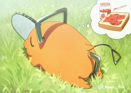 Pochita (Chainsaw Man) Anime Chainsaw Man HD Desktop Wallpaper | Background Image