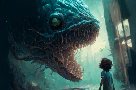 Sea monster.