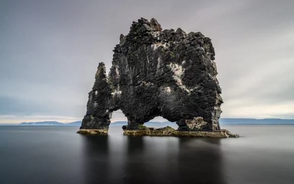 Iceland nature rock HD Desktop Wallpaper | Background Image