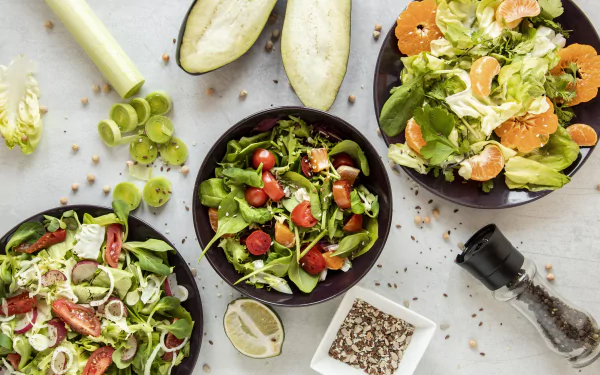 food salad HD Desktop Wallpaper | Background Image