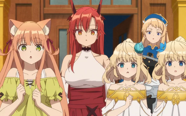 Runa (Beast Tamer) Sora (Beast Tamer) Tania (Beast Tamer) Kanade (Beast Tamer) Anime Beast Tamer HD Desktop Wallpaper | Background Image