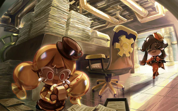 Coffee Candy Cookie video game Cookie Run: OvenBreak HD Desktop Wallpaper | Background Image