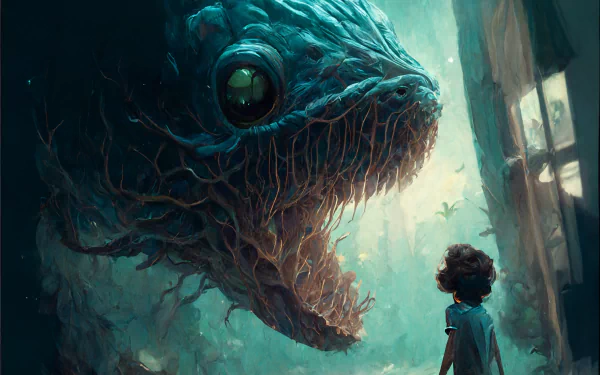  Sea monster.