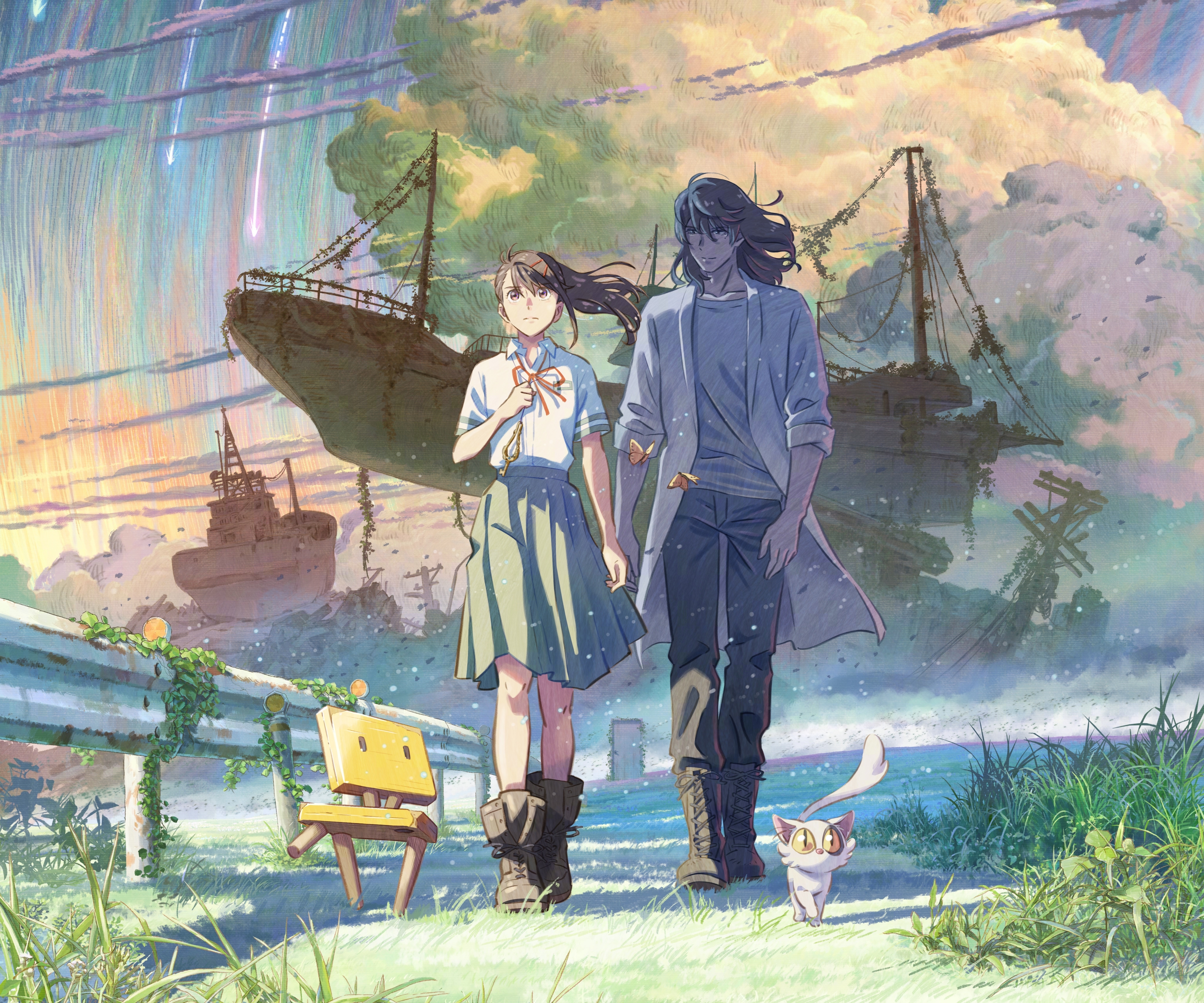 Anime Suzume no Tojimari HD Wallpaper | Background Image