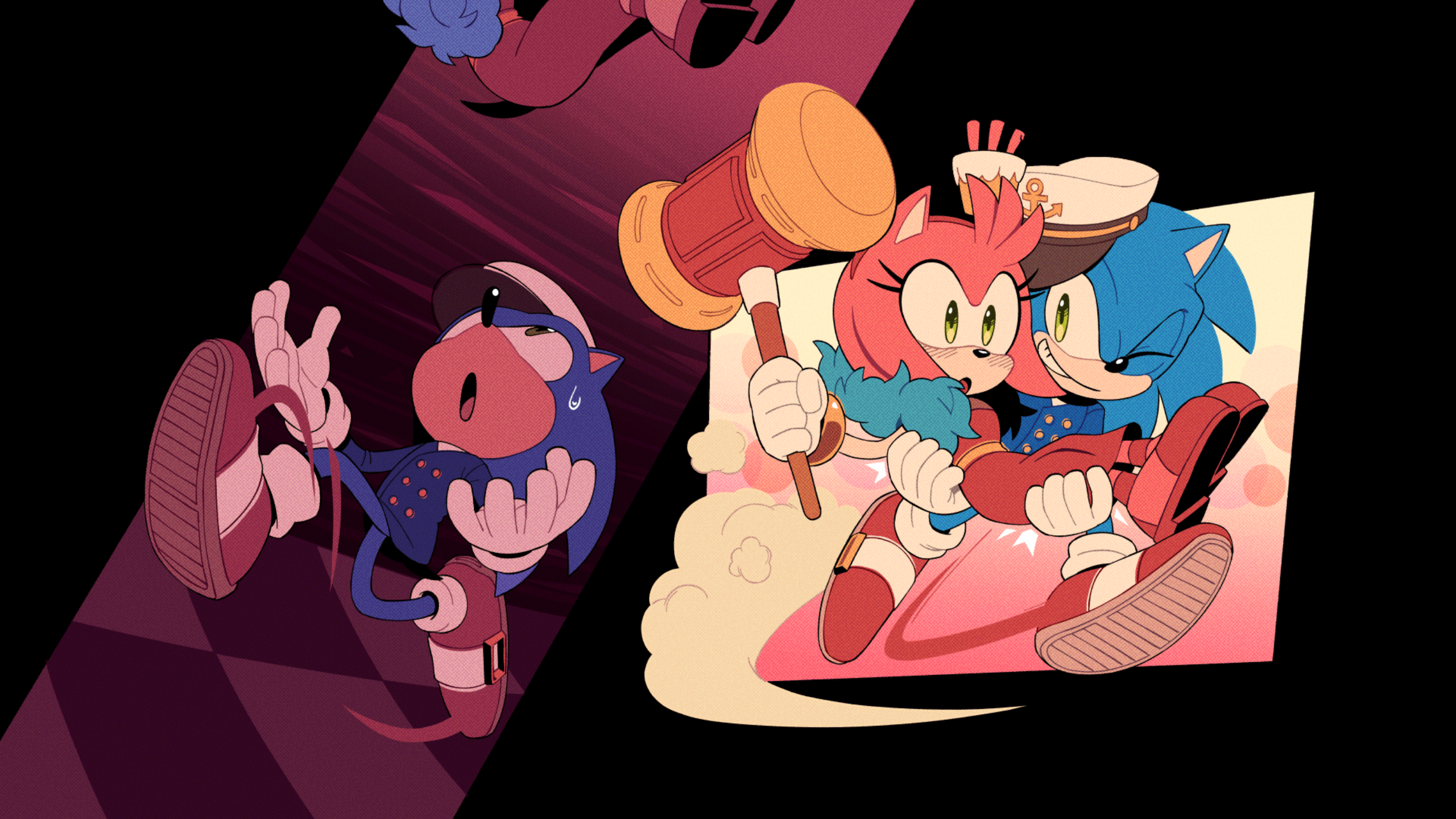 Sonic And Amy Kiss Wallpapers - Wallpaper Cave