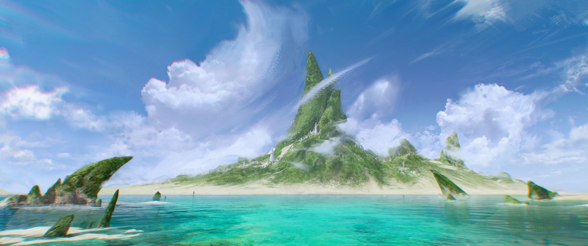 Download Artistic Island HD Wallpaper by Nikolai Murenets