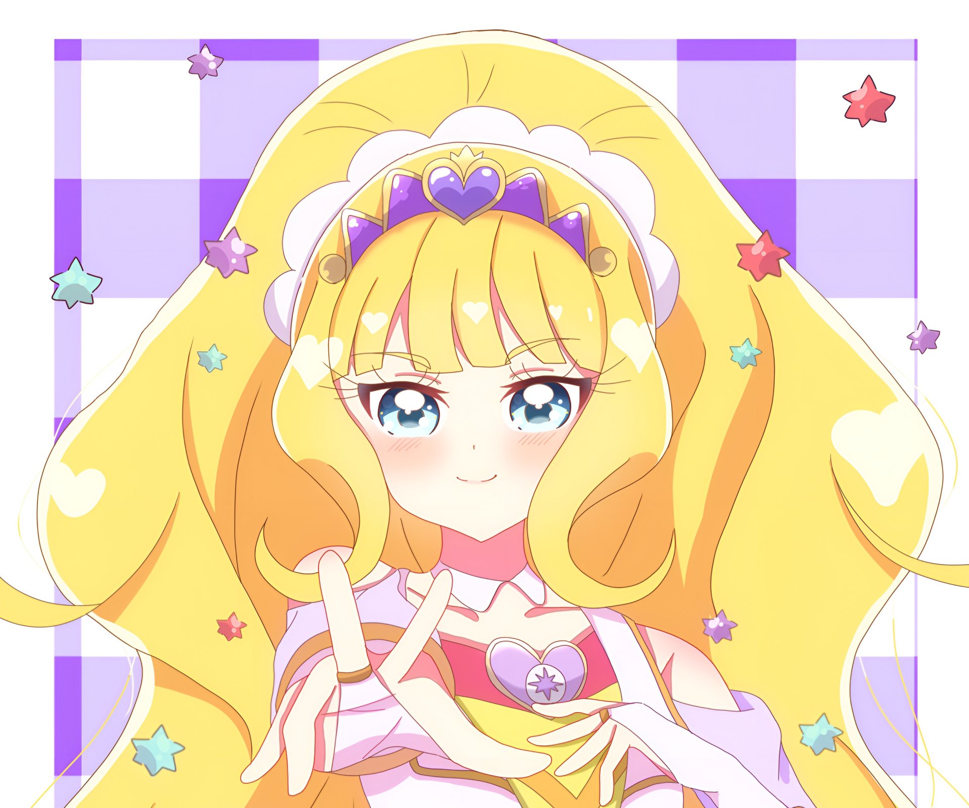 Download Kasai Amane Cure Finale Anime Delicious Party Precure HD Wallpaper by Ramuneko cat28