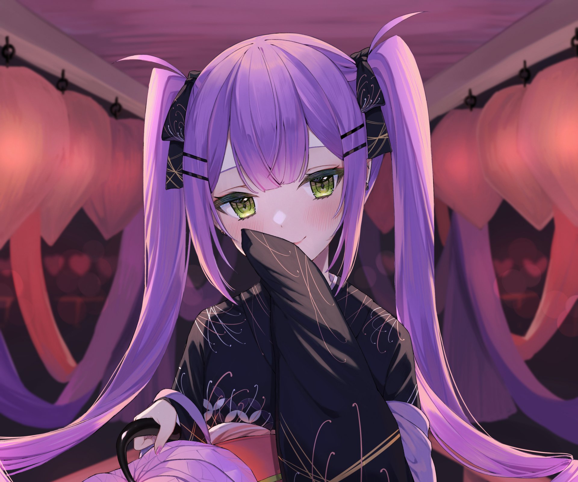 Download Hololive Tokoyami Towa Anime Virtual Youtuber HD Wallpaper by runLan 0329