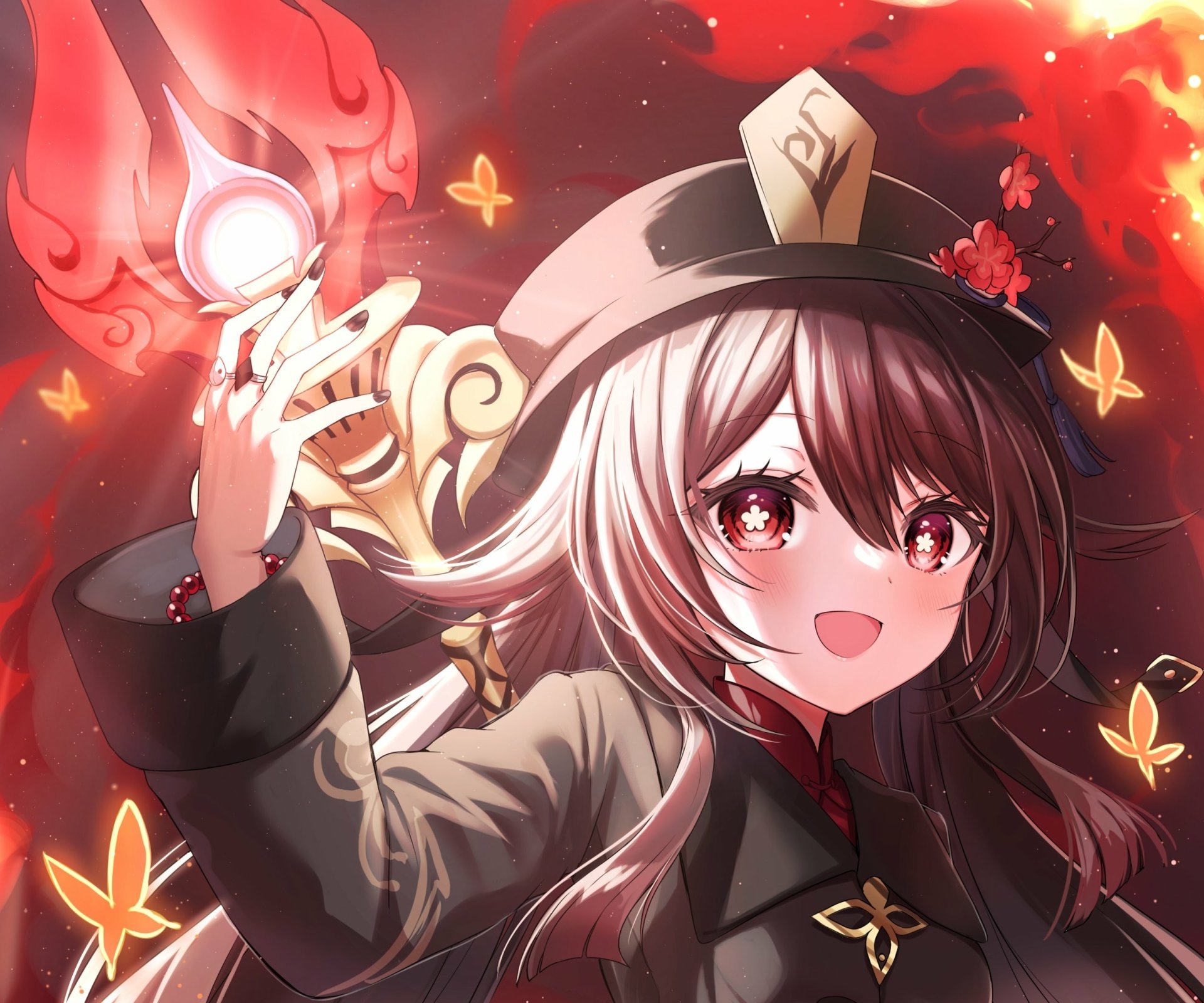 Download Hu Tao Video Game Genshin Impact HD Wallpaper by ineka