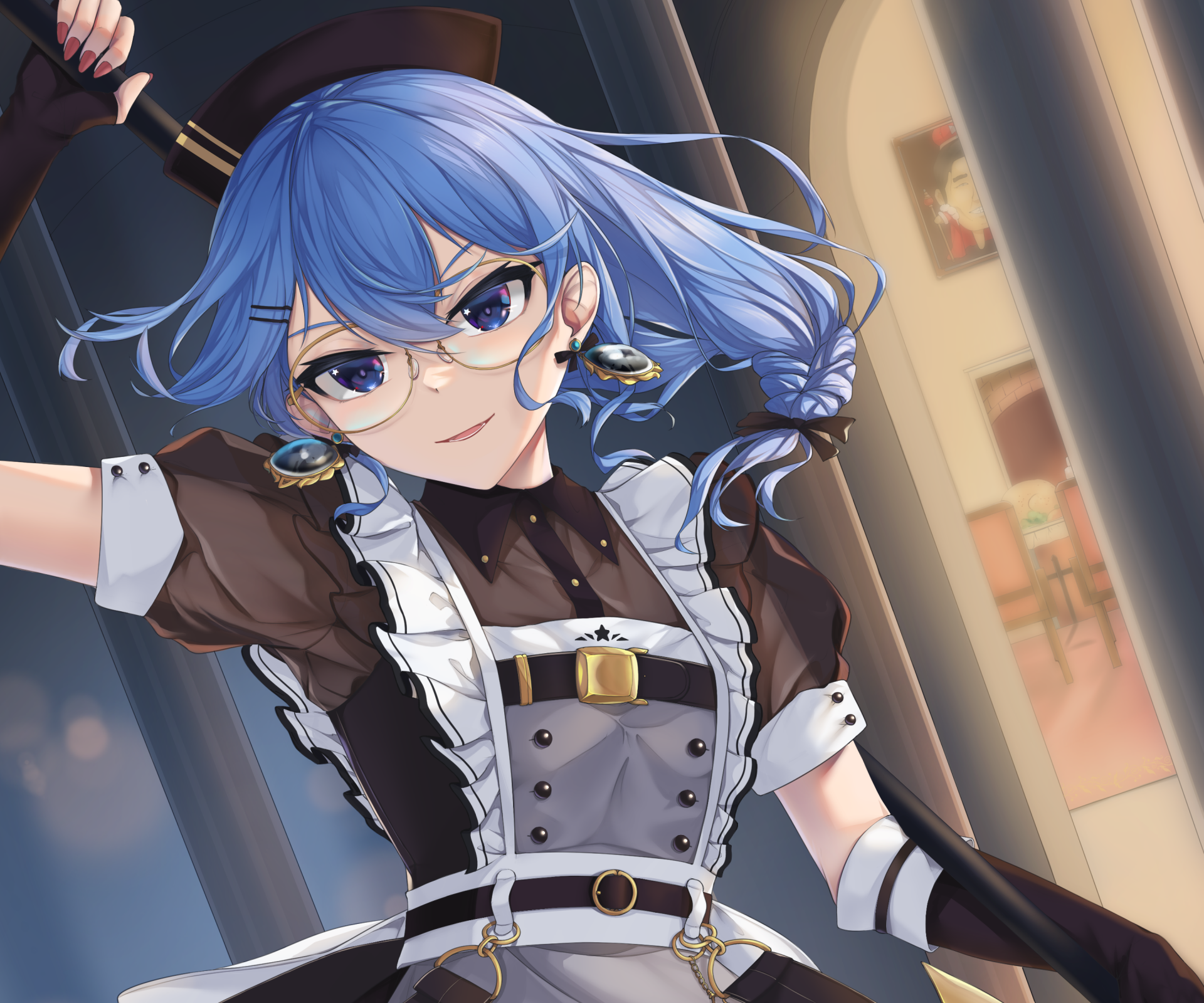 Download Hololive Hoshimachi Suisei Anime Virtual Youtuber HD Wallpaper by DinCat