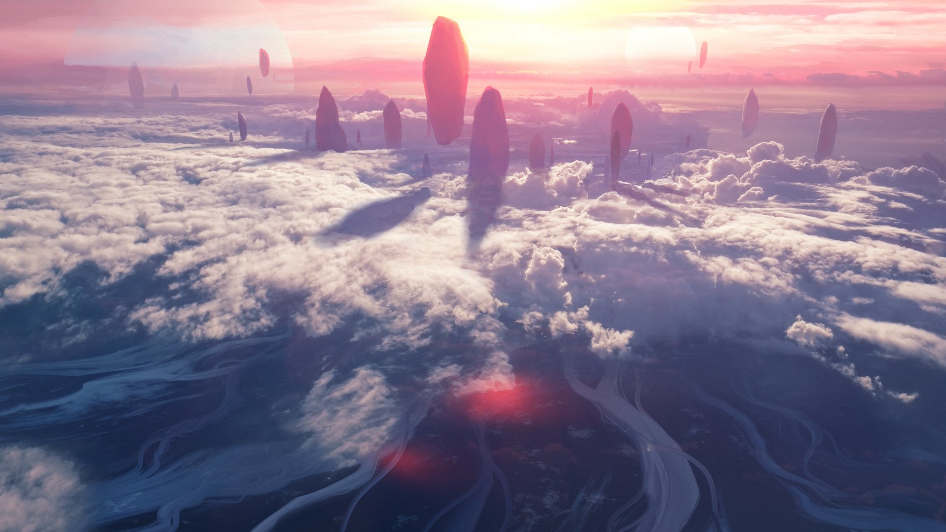 Download Sci Fi Landscape 4k Ultra HD Wallpaper by Quentin Mabille