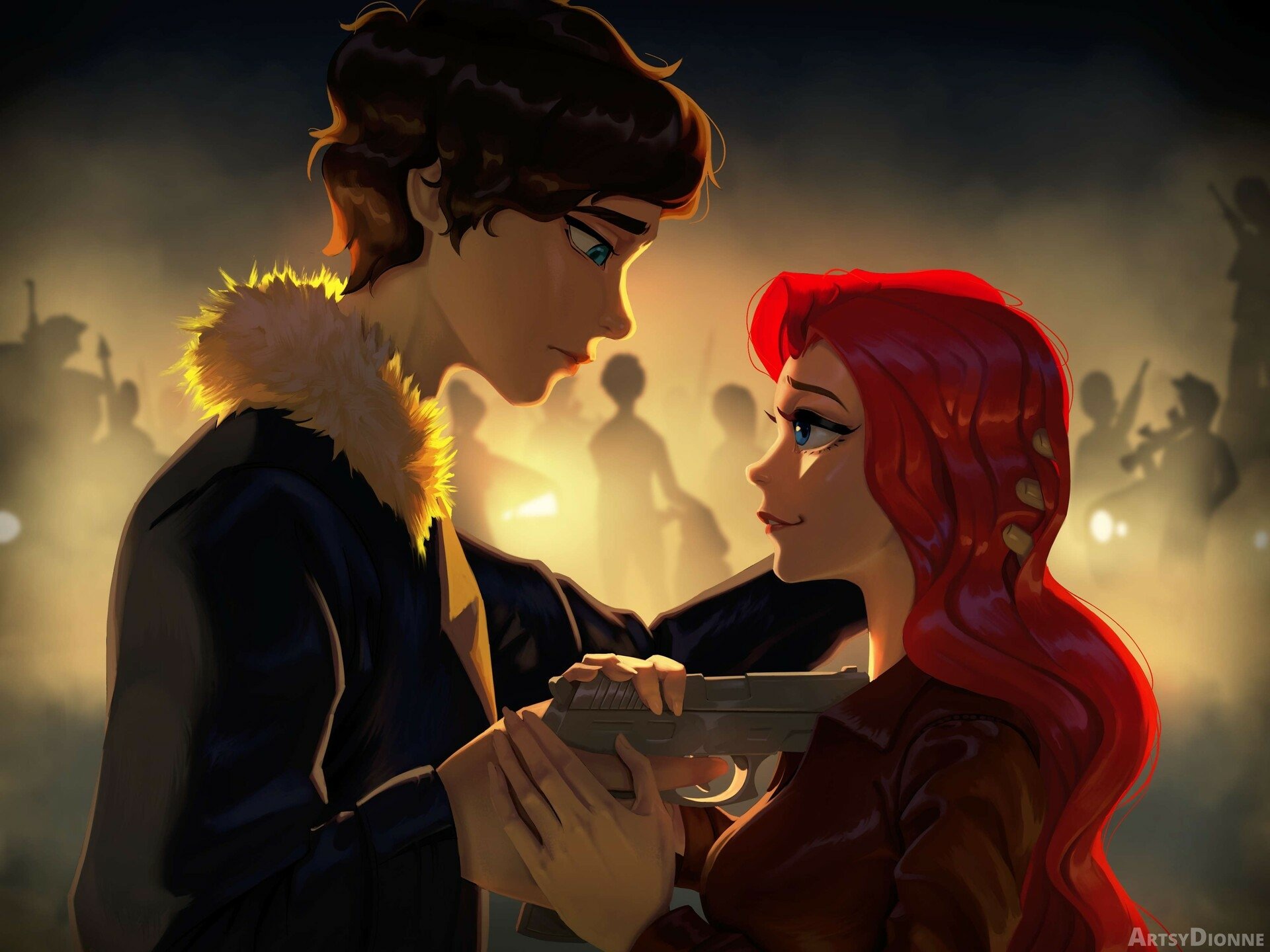 Download Artistic Couple HD Wallpaper by Dionne Jasper Urbina