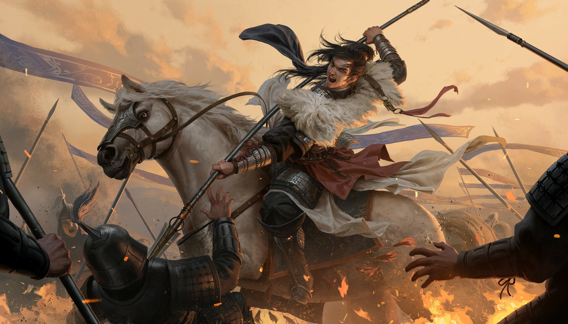 Download Fantasy Warrior Fantasy Warrior HD Wallpaper by Senfeng Chen
