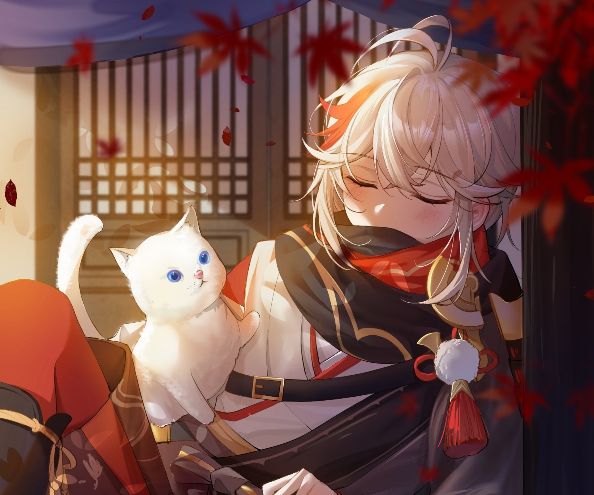 Download Sapphire (Genshin Impact) Kaedehara Kazuha (Genshin Impact) Video Game Genshin Impact HD Wallpaper by yin01582942