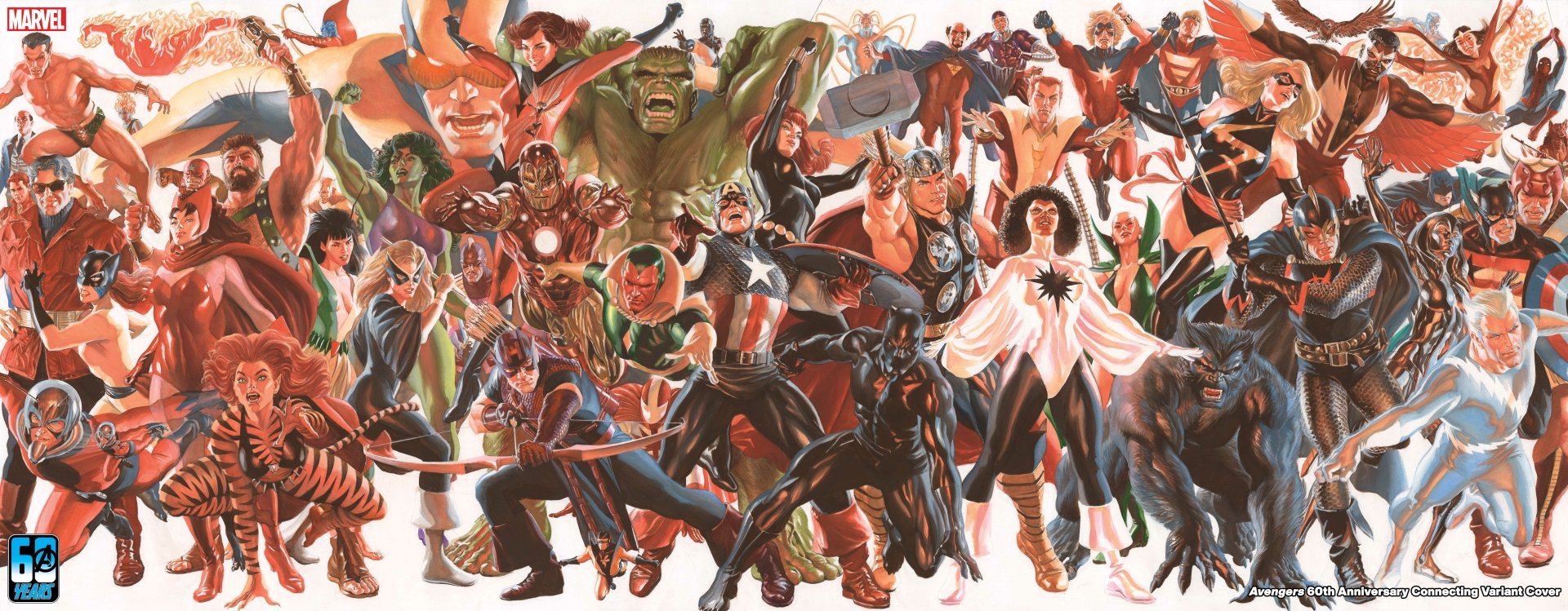 Download Comic Avengers 4k Ultra HD Wallpaper by Alex Ross