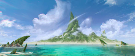 artistic island HD Desktop Wallpaper | Background Image