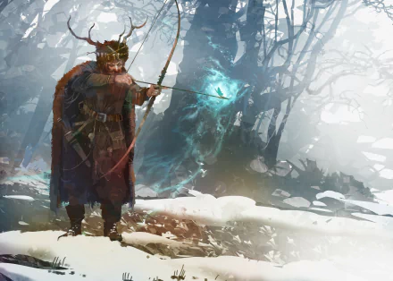fantasy archer HD Desktop Wallpaper | Background Image