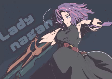 Lady Nagant from My Hero Academia is depicted in a dynamic pose with her rifle, rendered in 4K Ultra HD as an anime-style PC desktop wallpaper.