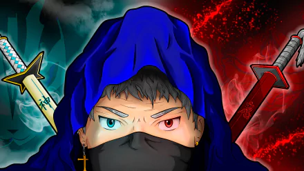  Ninja Dual Sword- Wallpaper Desktop