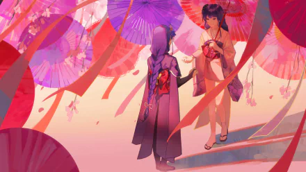 Baal Raiden Shogun (Genshin Impact) video game Genshin Impact HD Desktop Wallpaper | Background Image