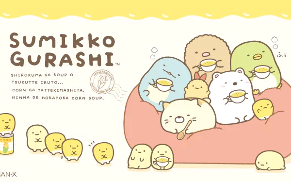 Anime Sumikko Gurashi HD Desktop Wallpaper | Background Image