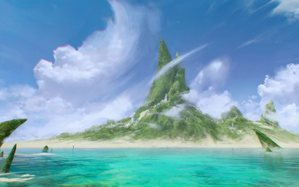 artistic island HD Desktop Wallpaper | Background Image