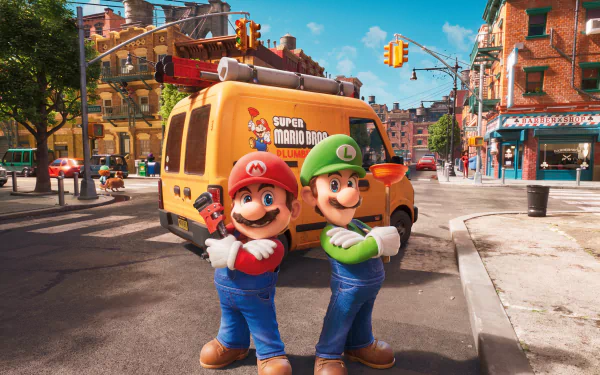 movie Super Mario Bros. (2023) HD Desktop Wallpaper | Background Image