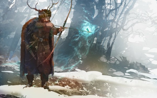 Fantasy Archer HD Wallpaper | Background Image