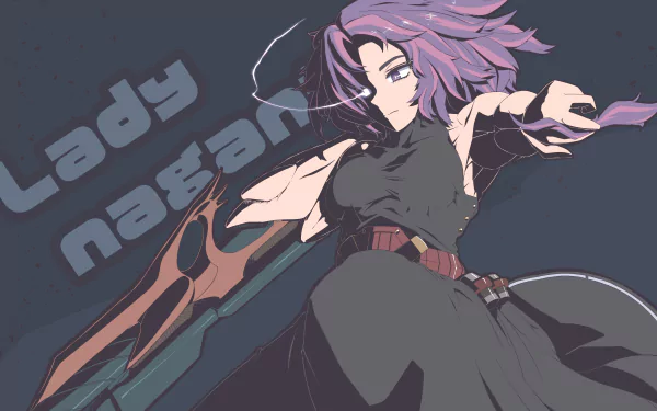 Lady Nagant from My Hero Academia is depicted in a dynamic pose with her rifle, rendered in 4K Ultra HD as an anime-style PC desktop wallpaper.