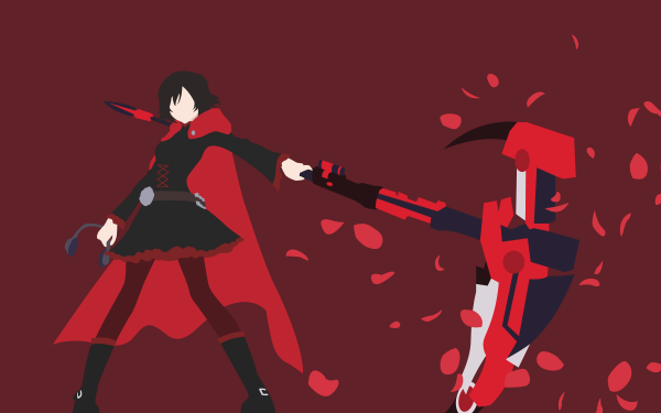 Anime RWBY: Ice Queendom Ruby Rose HD Wallpaper | Background Image
