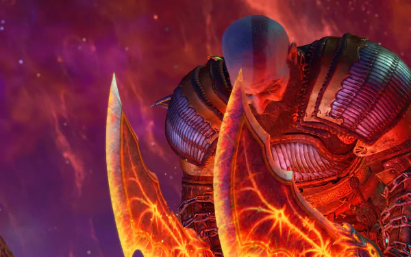 Blades of chaos Kratos (God Of War) video game God of War: Ragnarök HD Desktop Wallpaper | Background Image