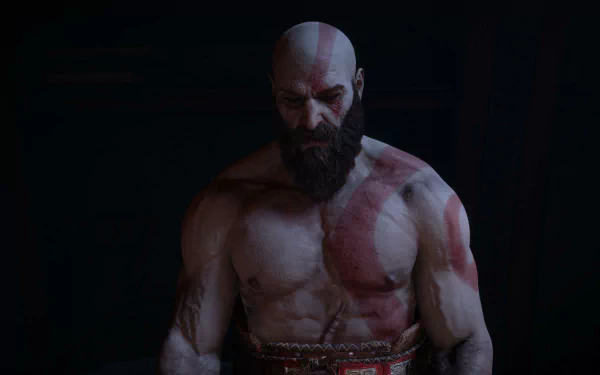 Kratos (God Of War) video game God of War: Ragnarök HD Desktop Wallpaper | Background Image