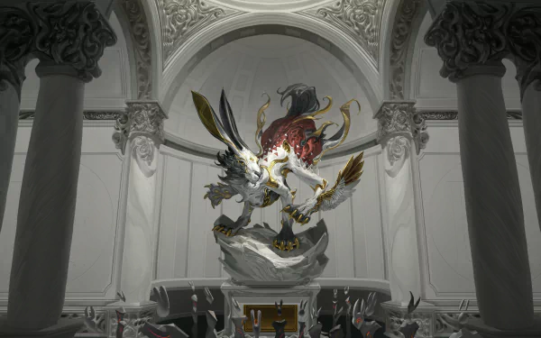  The Immortal Podium: Angelic Hare by Kevin Glint