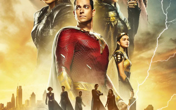 movie Shazam! Fury of the Gods HD Desktop Wallpaper | Background Image