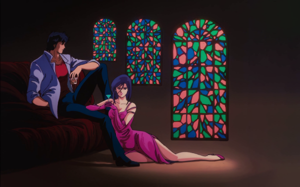 Anime City Hunter Ryo Saeba Saeko Nogami Love Elegance HD Wallpaper | Background Image