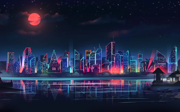 skyline artistic city HD Desktop Wallpaper | Background Image