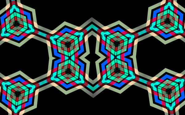  Square Kaleidoscope Pattern