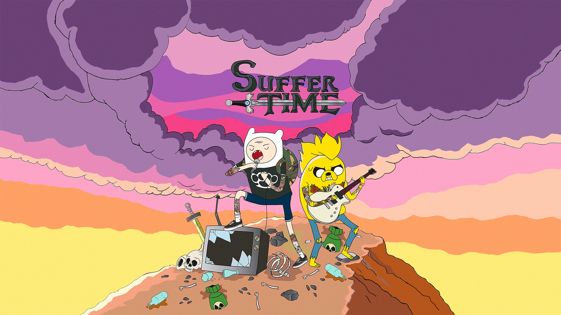 Aesthetic Adventure Time Wallpapers  Wallpaper Cave