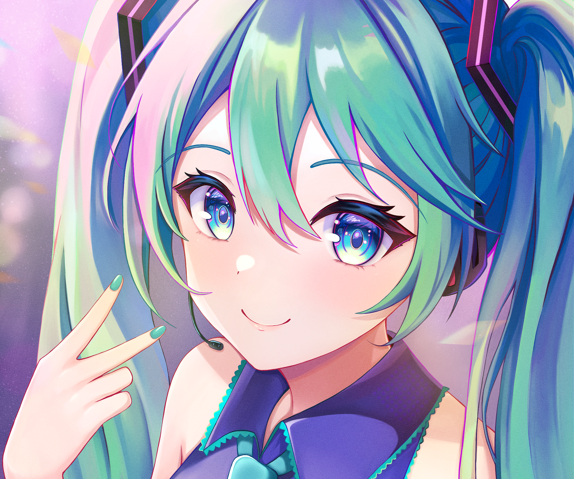 1191878 Vocaloid anime girls Hatsune Miku Gongha smiling anime  vertical  Rare Gallery HD Wallpapers