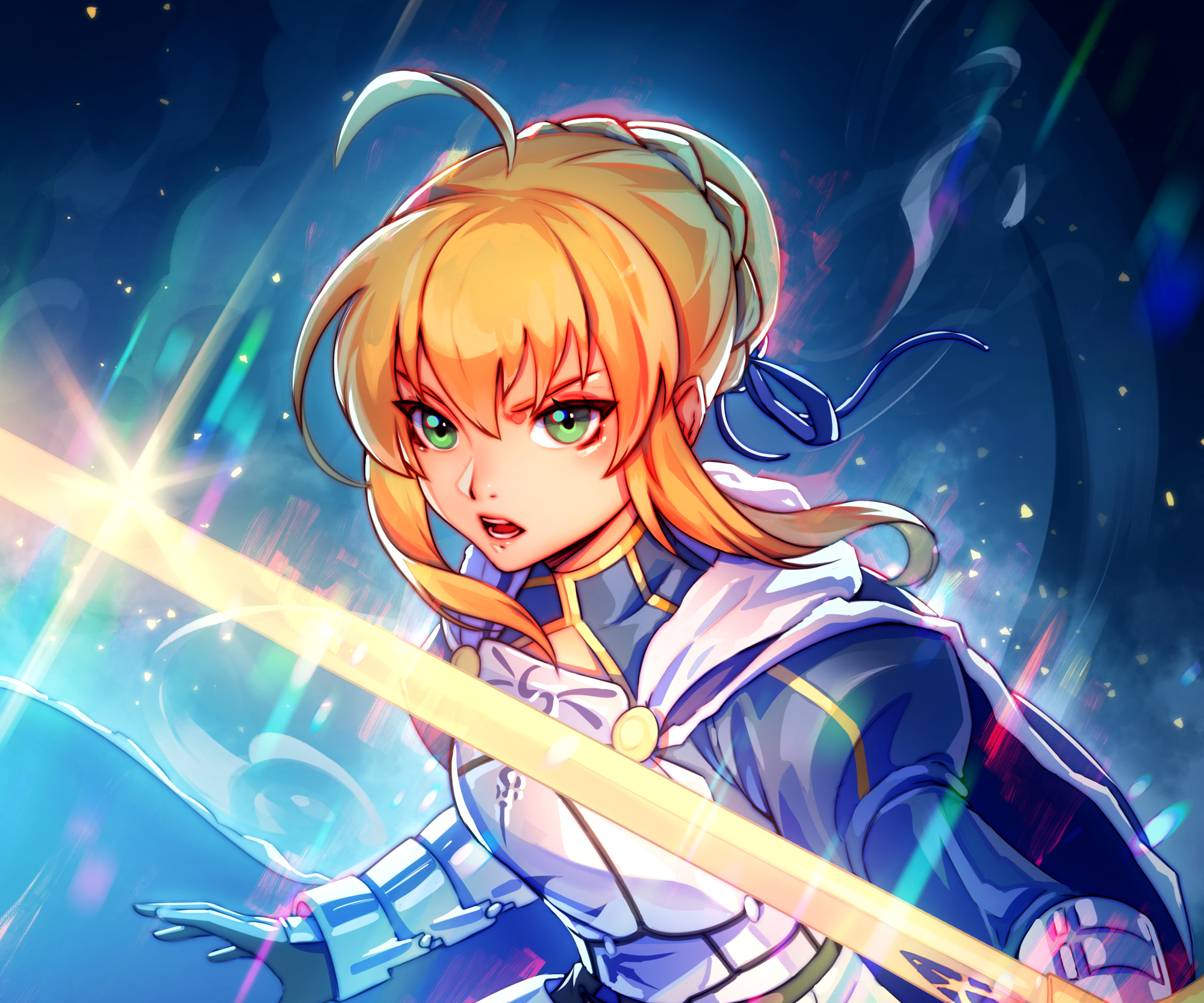 Saber - Fate Series by alinalal