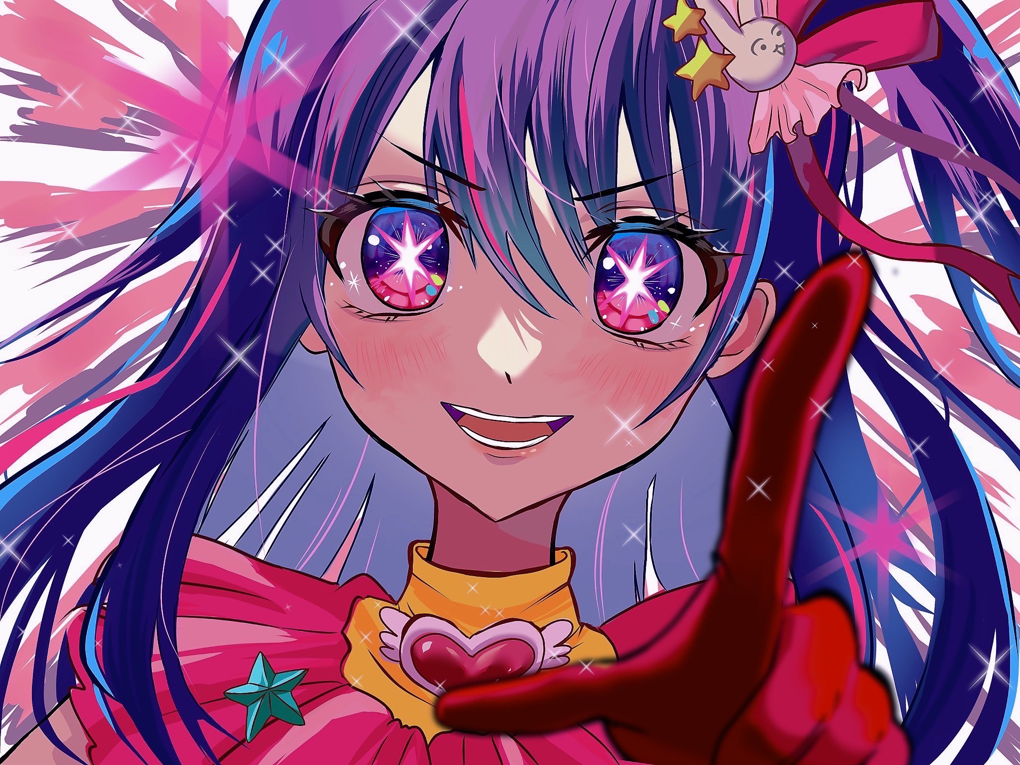 Download Ai Hoshino Anime Oshi No Ko HD Wallpaper by ia(イア)