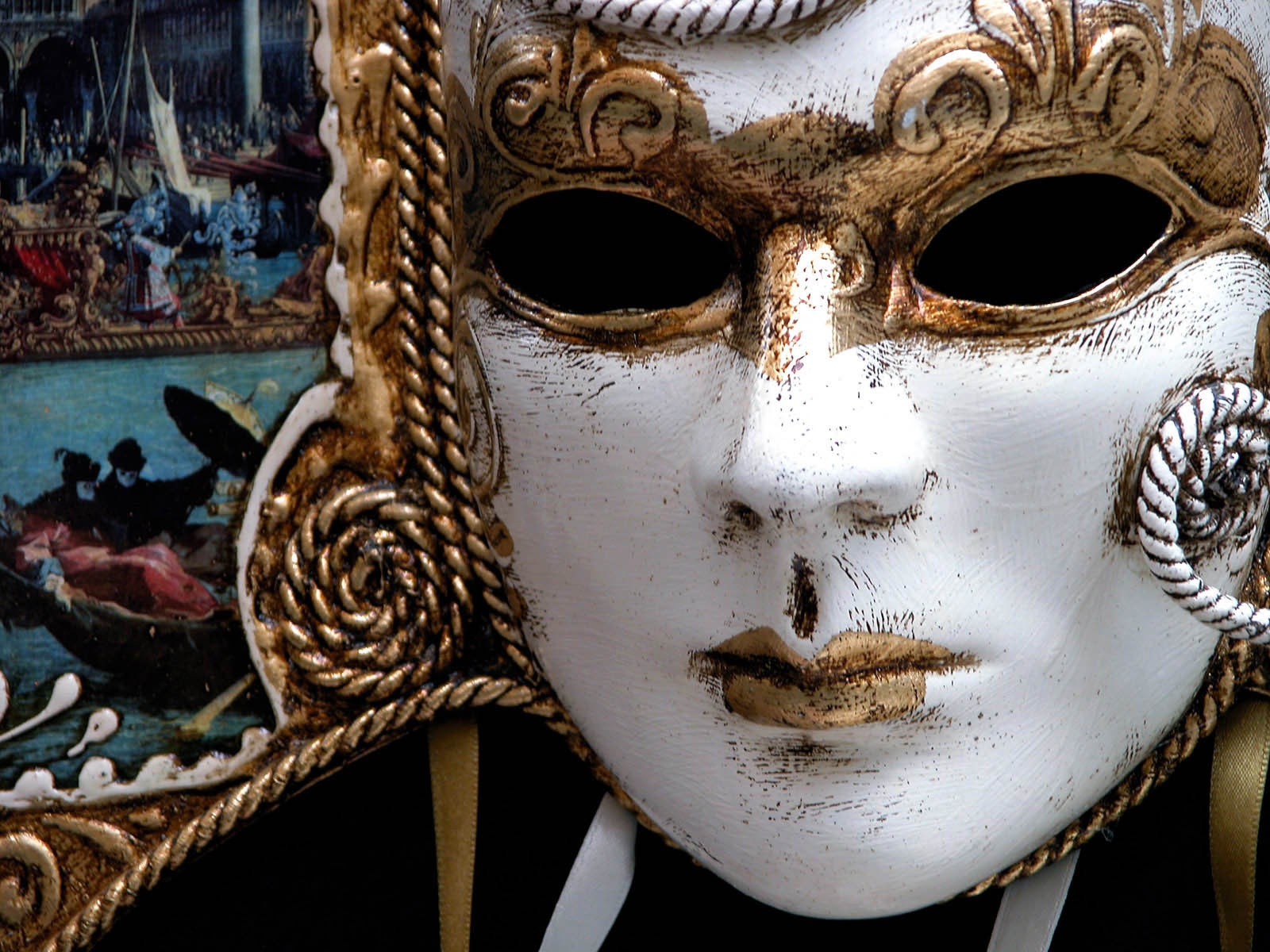 Photography of a masked subject, ideal for desktop wallpaper.