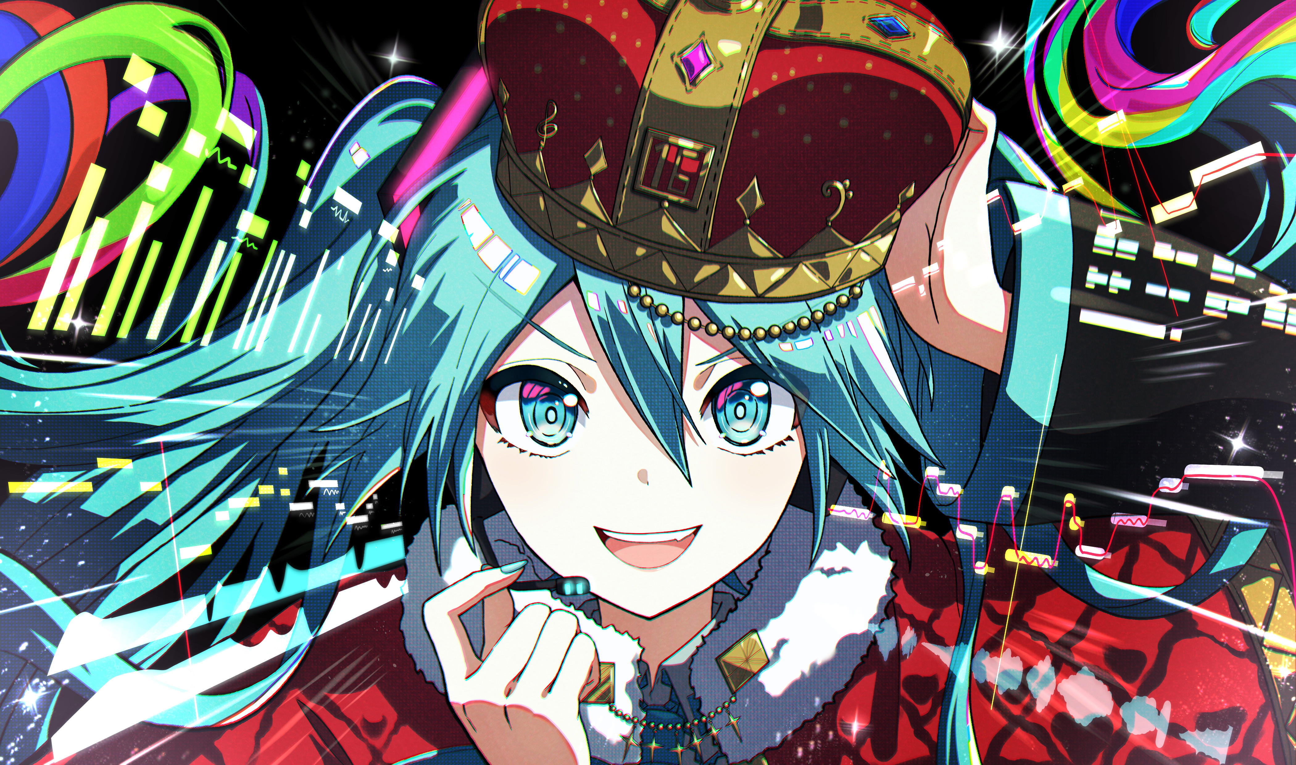 Chương trình hòa nhạc Hatsune miku 2K tải xuống hình nền