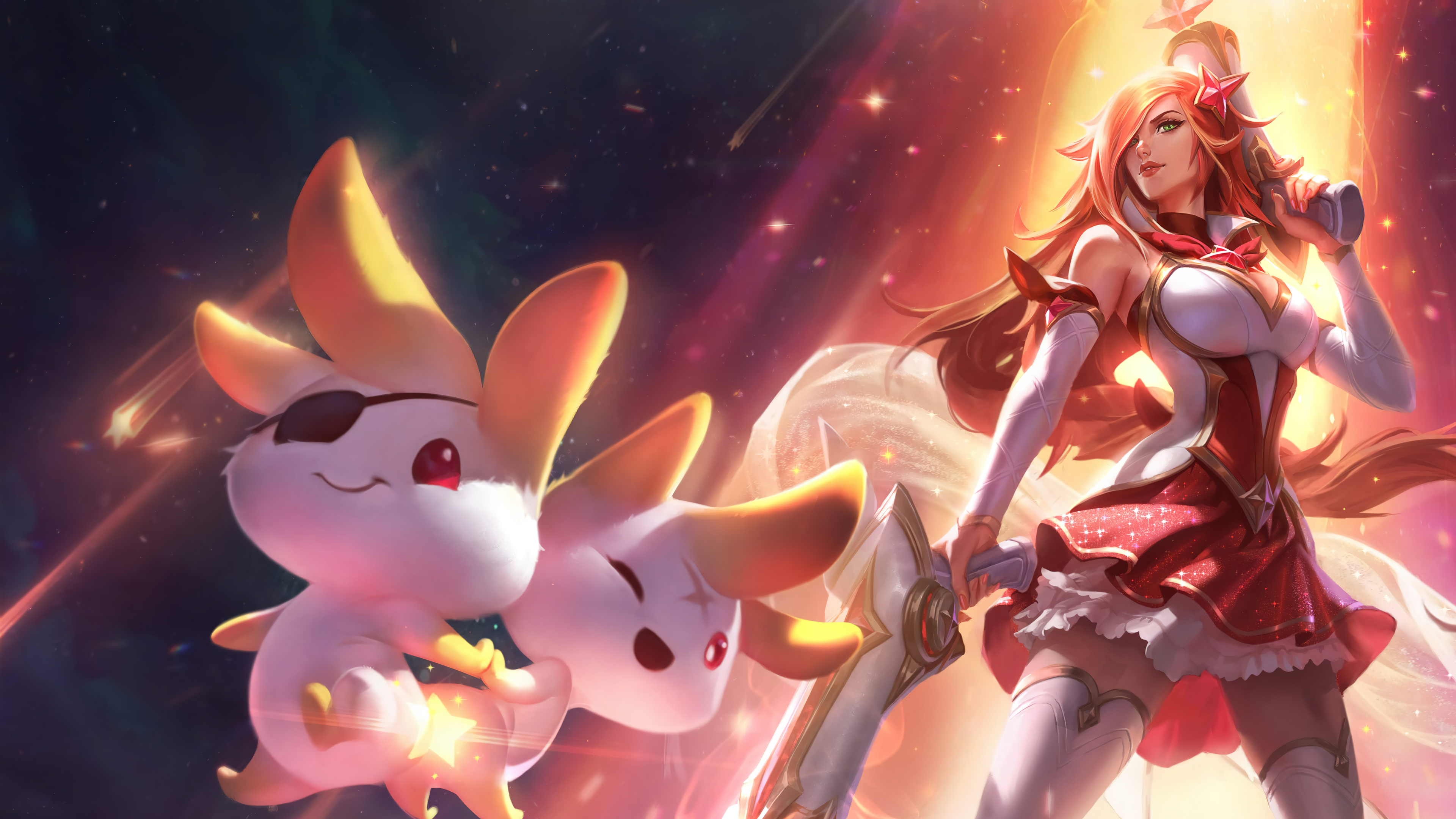Miss Fortune colorful game yellow woman league of legends fantasy  gun HD wallpaper  Peakpx