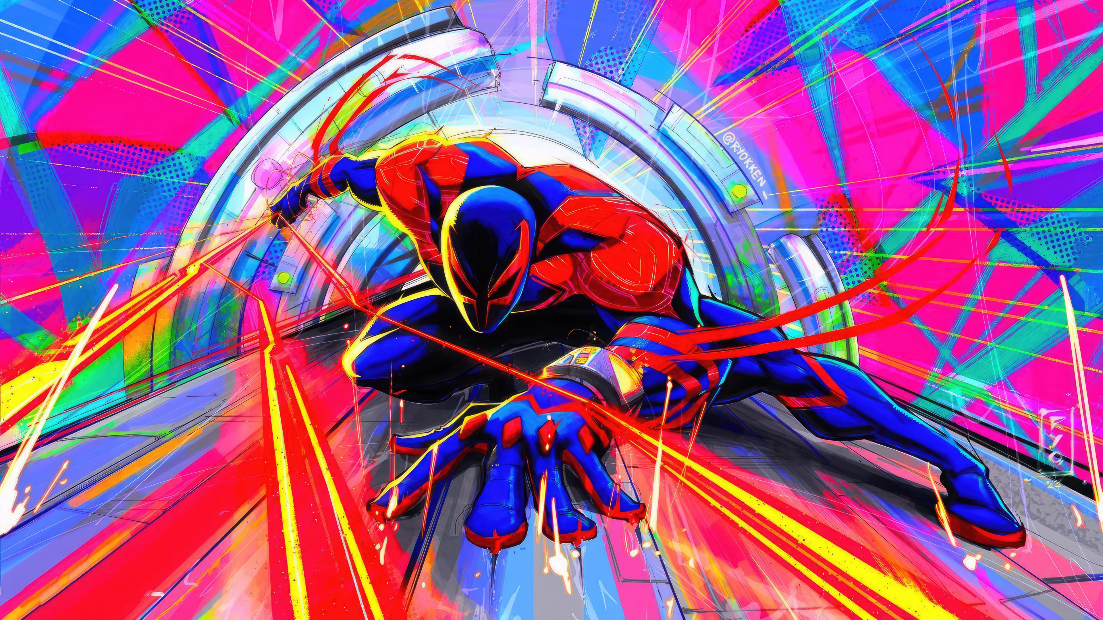 HD wallpaper: Spider-Man, Spider-Man: Across the Spider-Verse