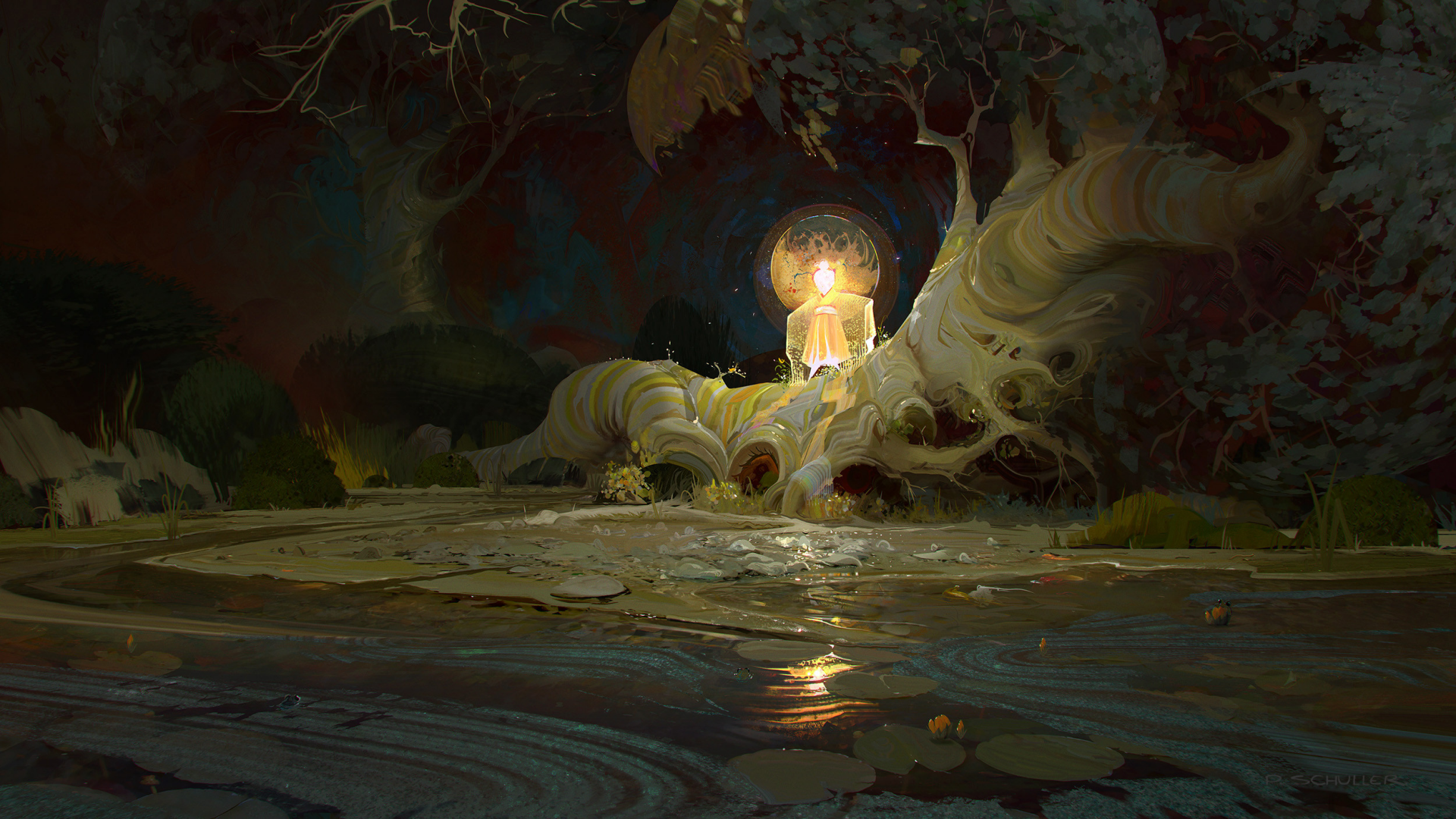 Mystical Guardian: Fantasy Creature HD Wallpaper by Pierre-Alexandre ...